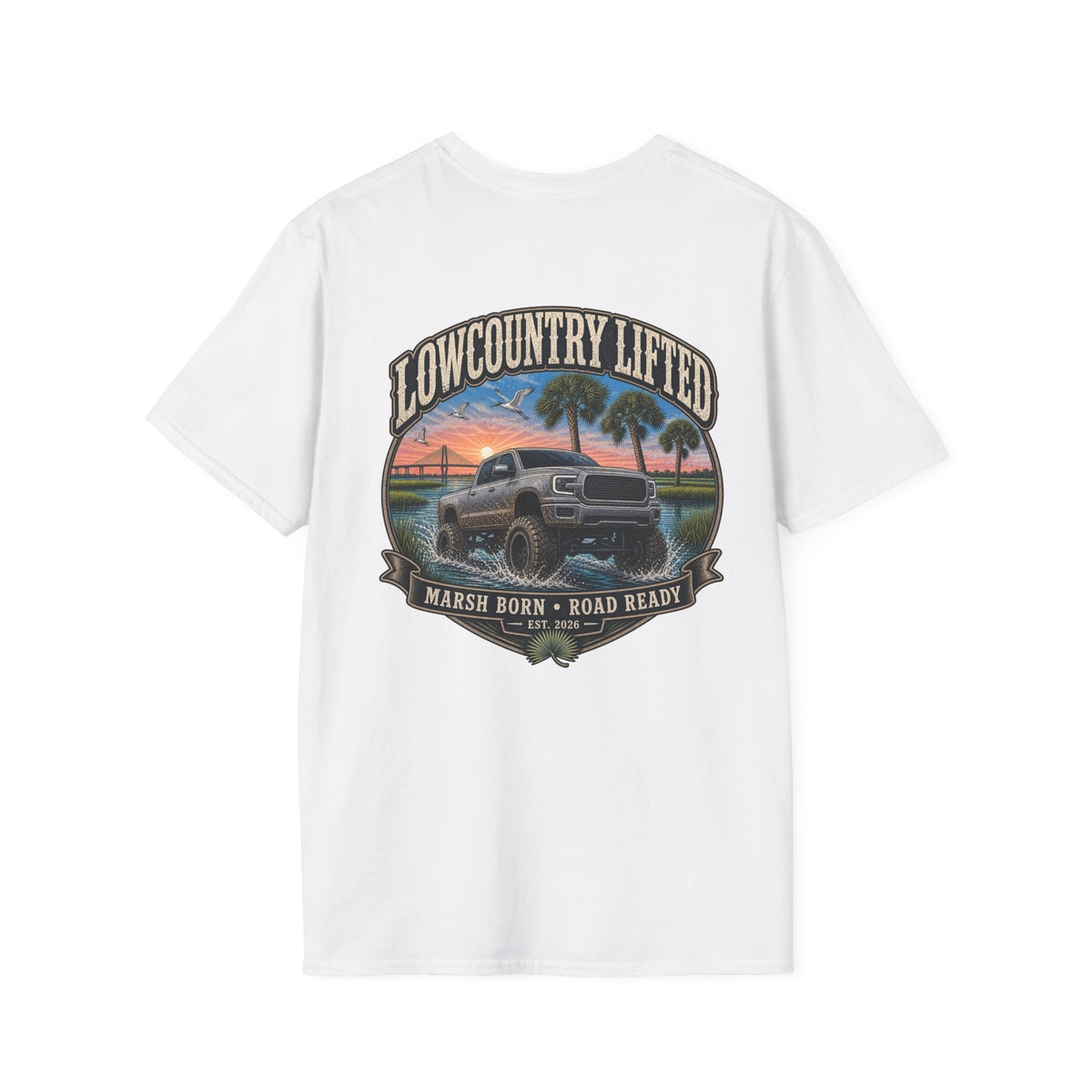 Mens Softstyle T-Shirt / Back graphic Only