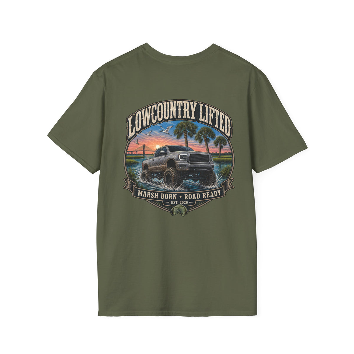 Mens Softstyle T-Shirt / Back graphic Only