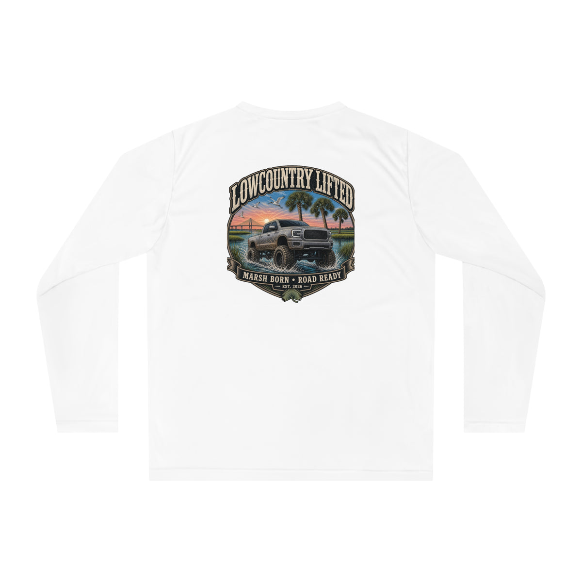 Women's Long Tee| Marsh Born Road Ready