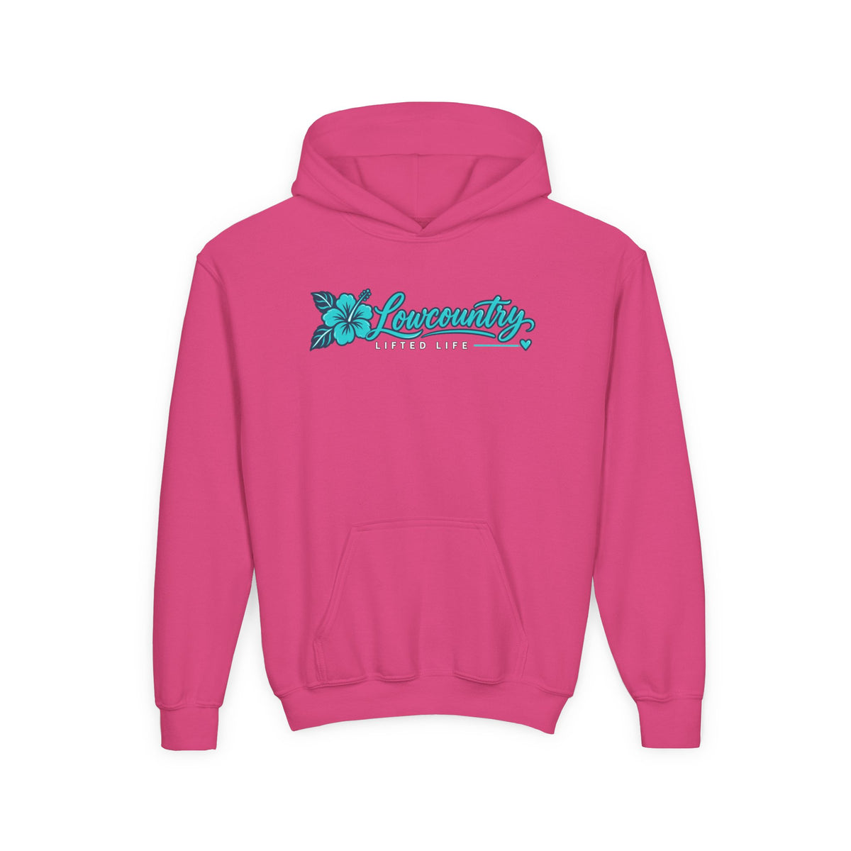 Youth Girls Heavy Blend Hooded Sweatshirt