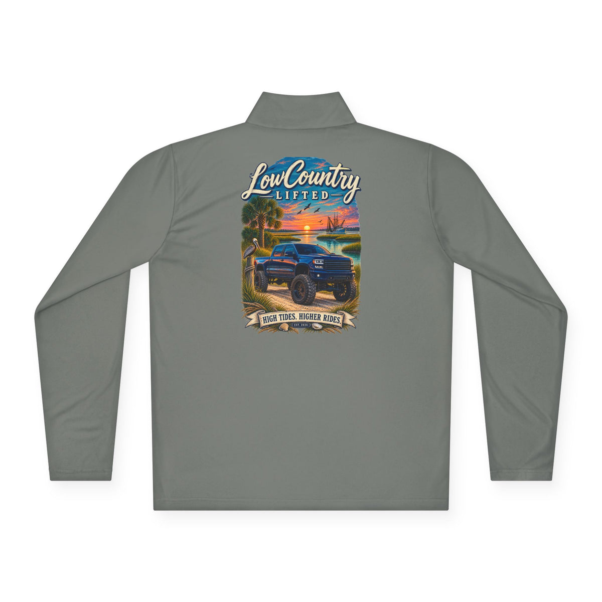 Mens Quarter-Zip Light Weight Pullover