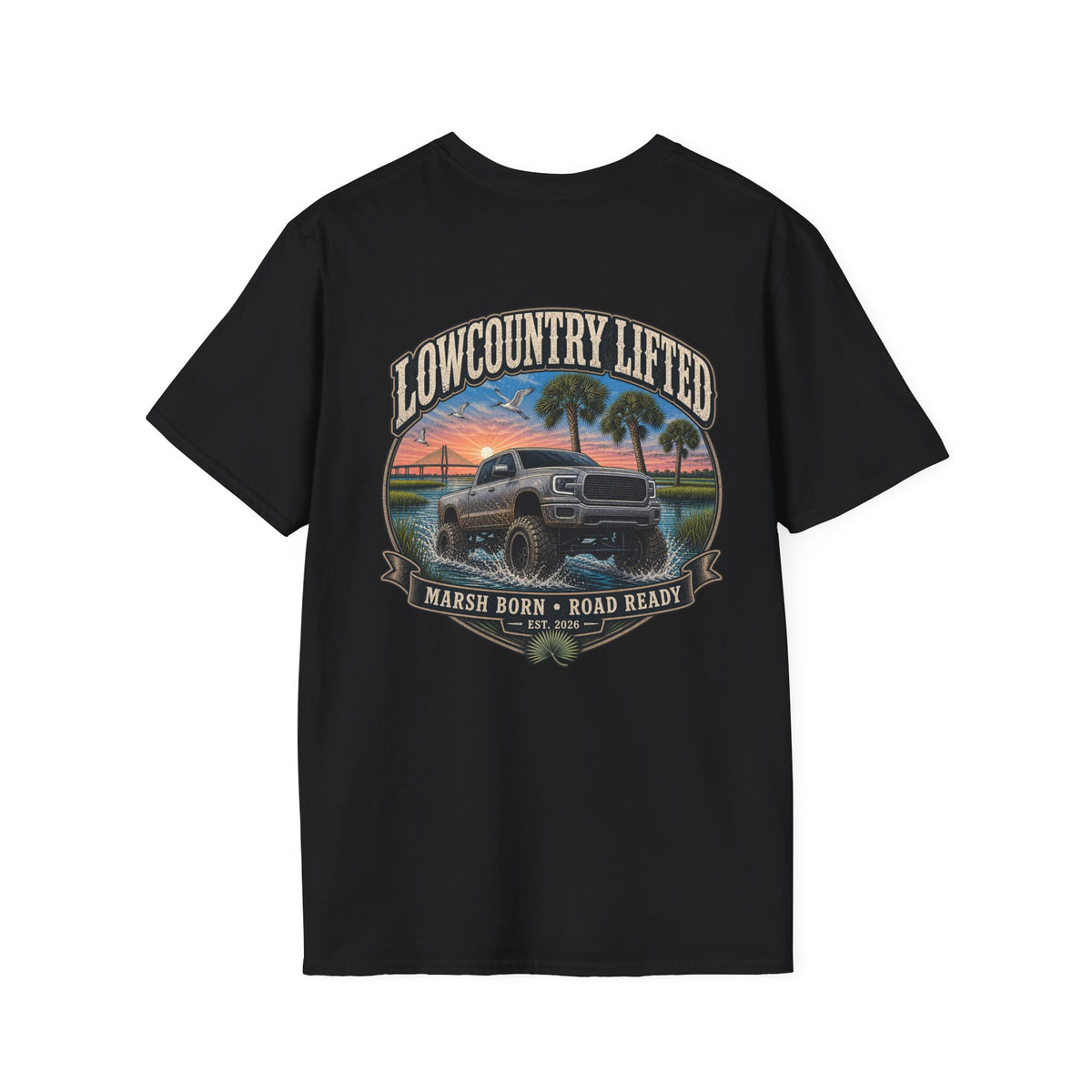 Mens Softstyle T-Shirt / Back graphic Only