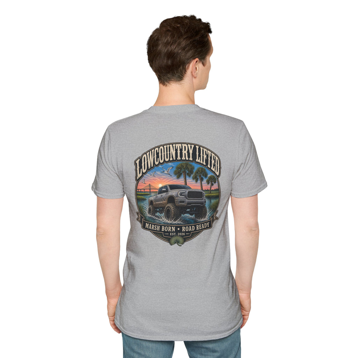 Mens Softstyle T-Shirt / Back graphic Only