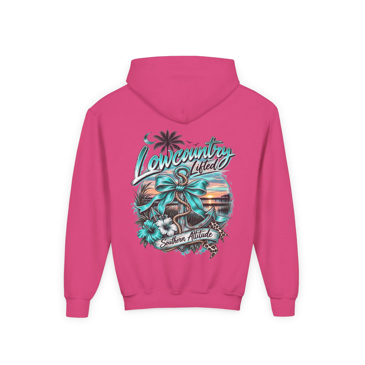 Youth Girls Heavy Blend Hooded Sweatshirt