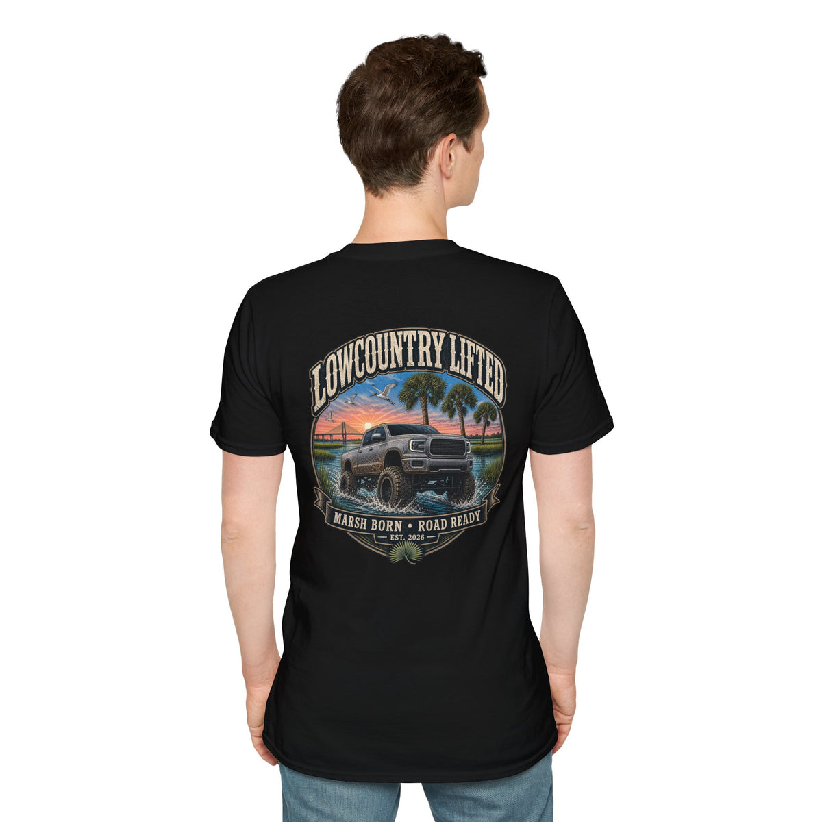 Mens Softstyle T-Shirt / Back graphic Only