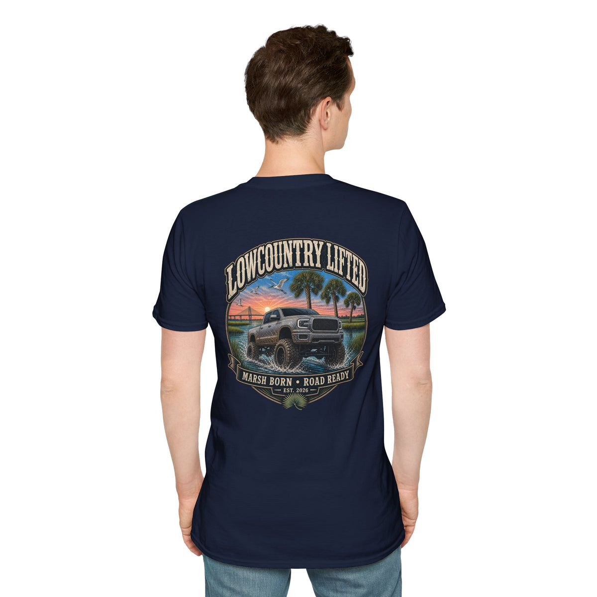 Mens Softstyle T-Shirt / Back graphic Only