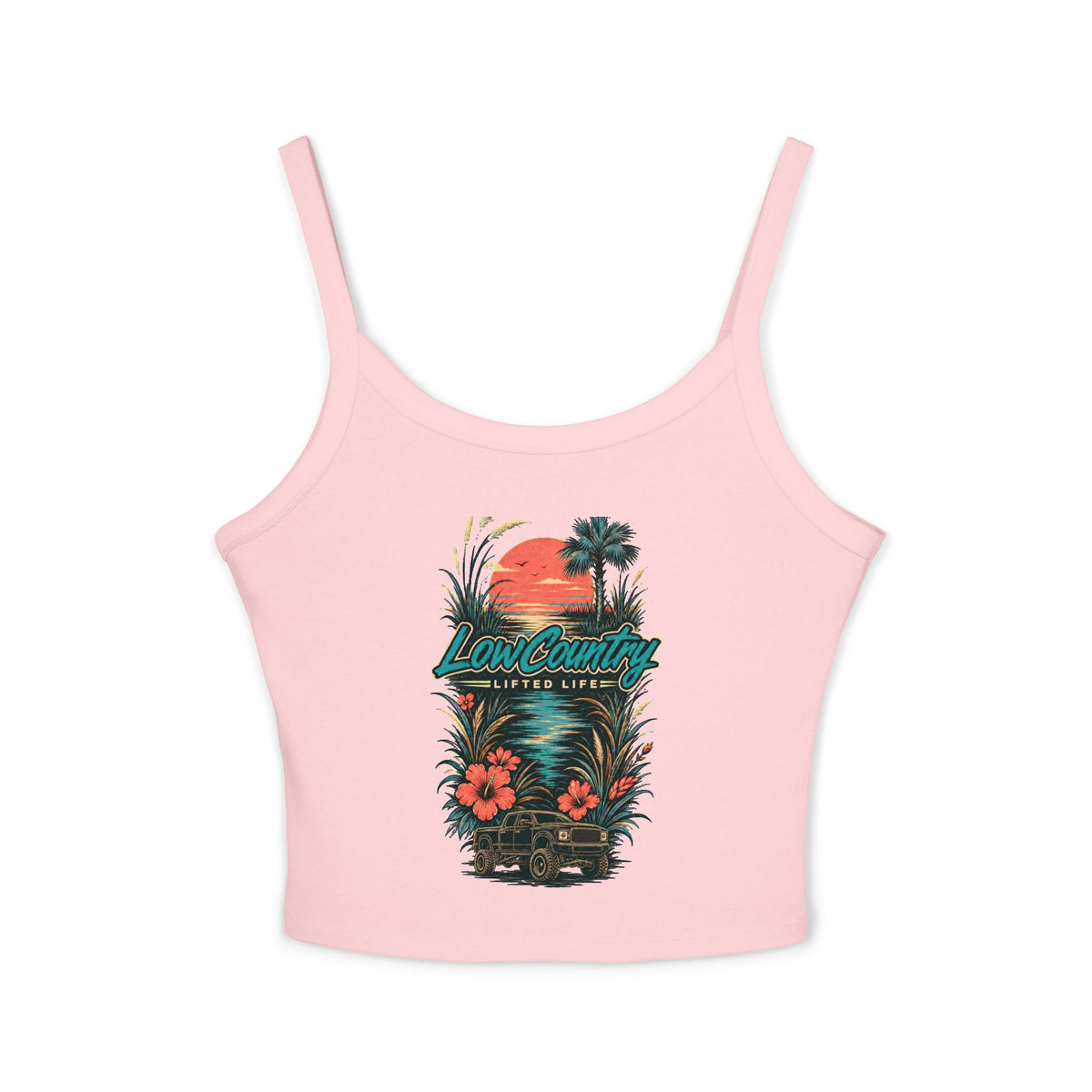 Low Country Sunset Tank Top | Beach Palm Crop