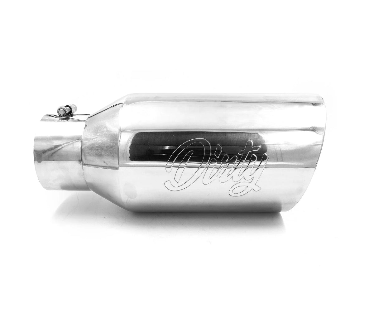 Universal 5-8" Dirty Stainless Exhaust Tip
