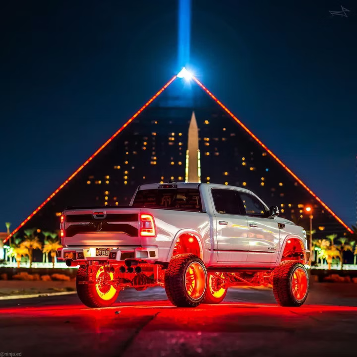 RGB+W LED Wheel Ring Kit (Set Of 4)