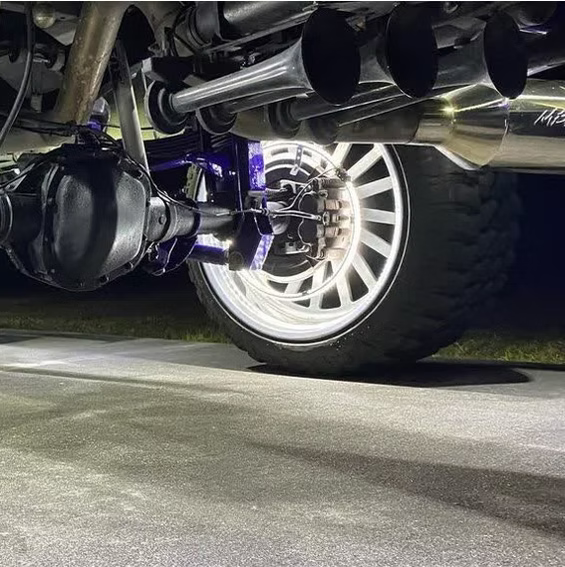 RGB+W LED Wheel Ring Kit (Set Of 4)